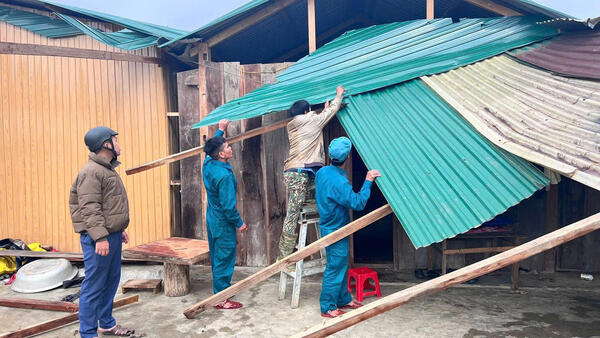 Đăk Plô chủ động ứng phó, hỗ trợ người dân sau bão số 3