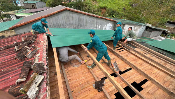 Dân quân xã Đăk Plô: Phát huy vai trò trong phát triển địa phương và khắc phục hậu quả bão lũ