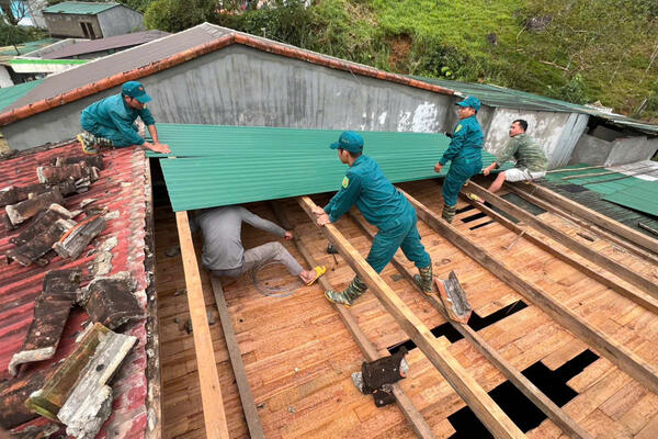 Dân quân xã Đăk Plô: Phát huy vai trò trong phát triển địa phương và khắc phục hậu quả bão lũ